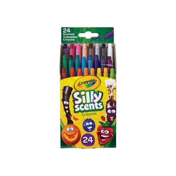 Crayola 24 Ct Silly Scents Mini Twistables Scented Crayons | Bella ...